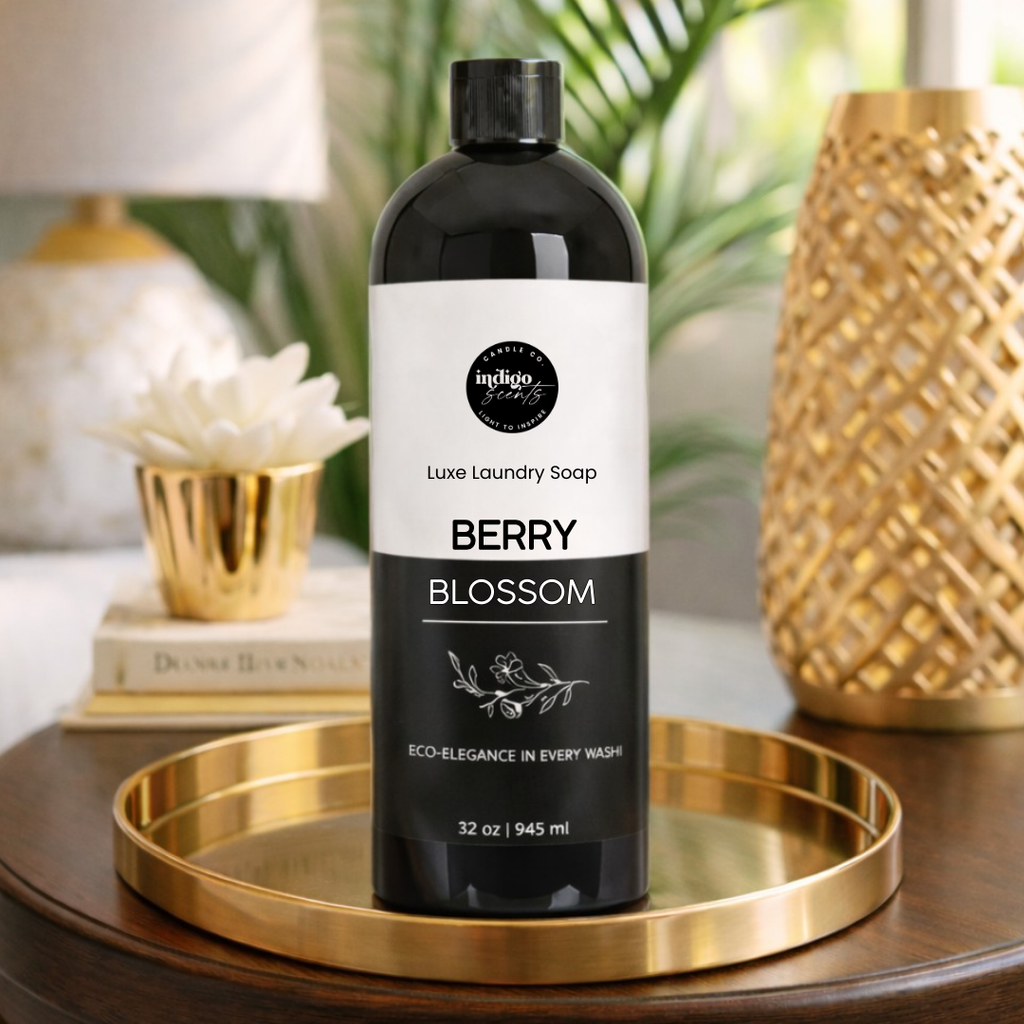 Indigo Scents Berry Blossom Vloeibaar wasmiddel: Bessenbloesem / 946 ml